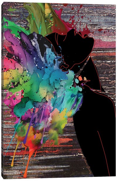 I Need Color In My Life I Canvas Art Print - Yvonne Coleman Burney