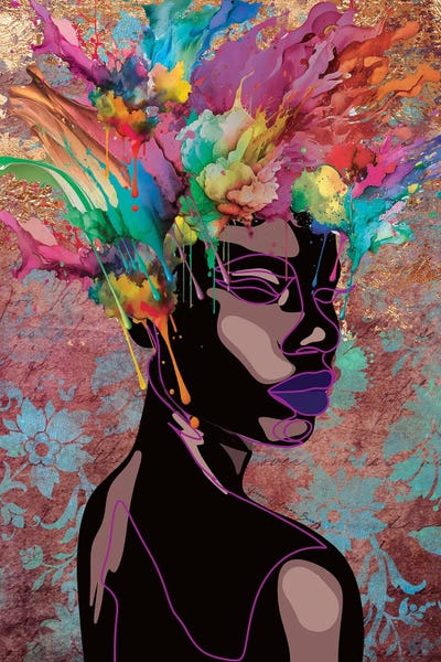 I Need Color In My Life III by Yvonne Coleman Burney canvas print