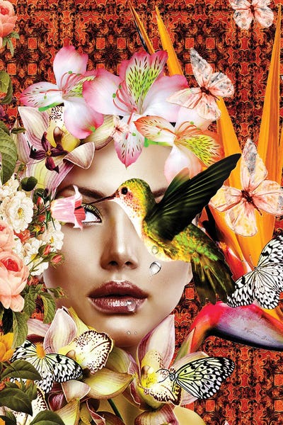 Butterflies and Flowers: Morning Dew by Yvonne Coleman Burney