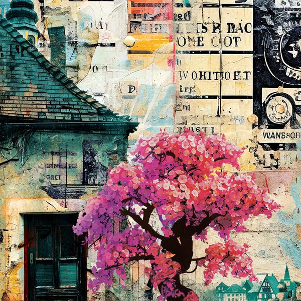 Cherry Blossoms: One Cot Lane by Yvonne Coleman Burney