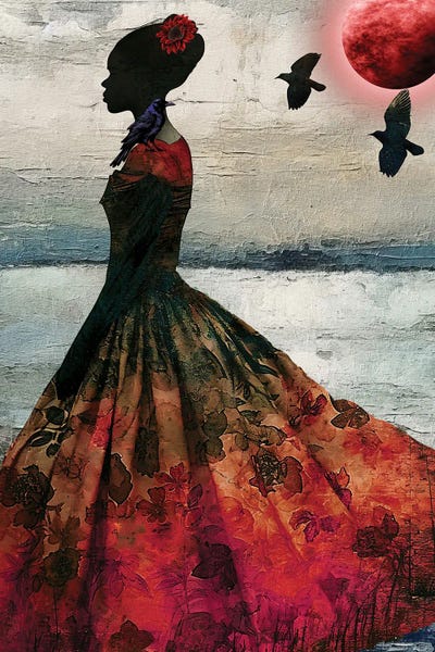 Yvonne Coleman Burney: Sunset Seacape by Yvonne Coleman Burney