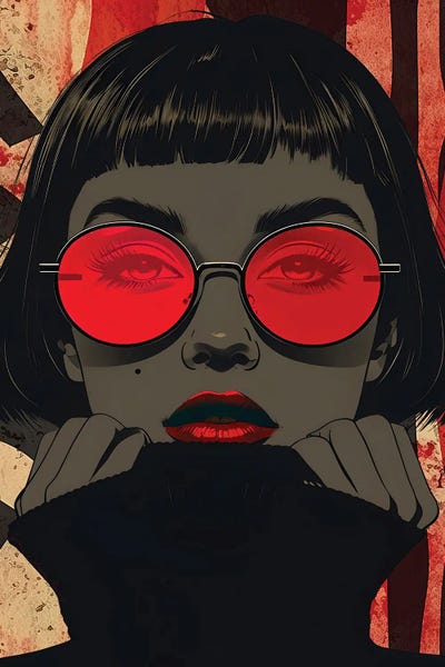 Eyewear: Am Just A Girl Who Loves Red by Yvonne Coleman Burney