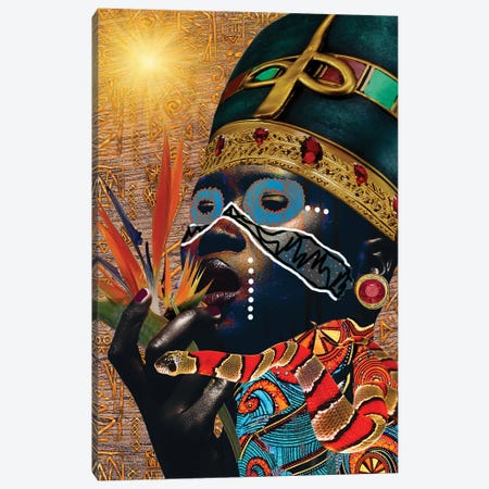Queen Of Paradise Canvas Print #YCB20} by Yvonne Coleman Burney Canvas Artwork