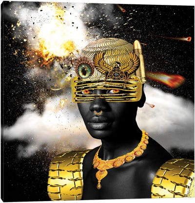 The Detonator Canvas Art Print - Afrofuturism
