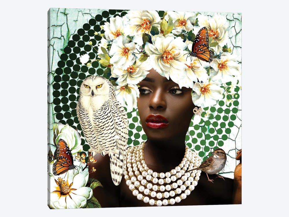 Pearls In Bloom by Yvonne Coleman Burney 1-piece Art Print