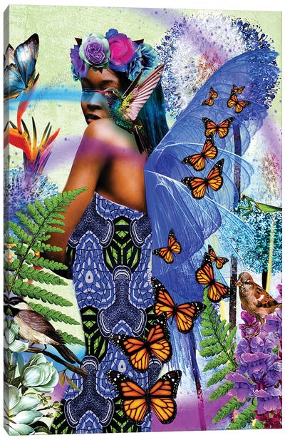 Beautiful Wings Canvas Art Print - Monarch Metamorphosis