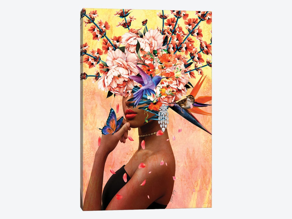 Luxurious - Women In Bloom by Yvonne Coleman Burney 1-piece Canvas Artwork