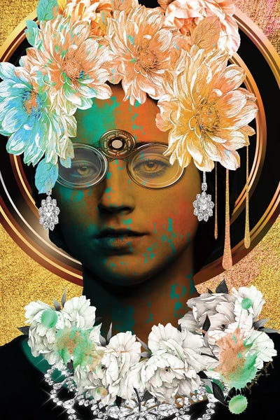 Women In Bloom - Vintage Bloom by Yvonne Coleman Burney canvas print