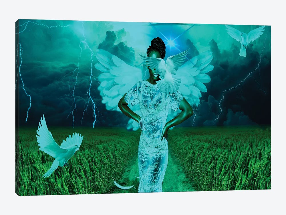 Angel Of The Storm by Yvonne Coleman Burney 1-piece Canvas Wall Art