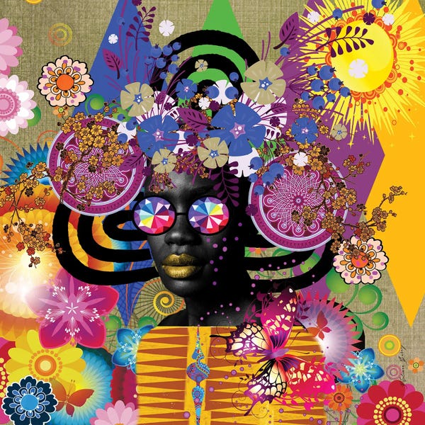 Eyewear: Sunshine- Afo-Pop Art by Yvonne Coleman Burney