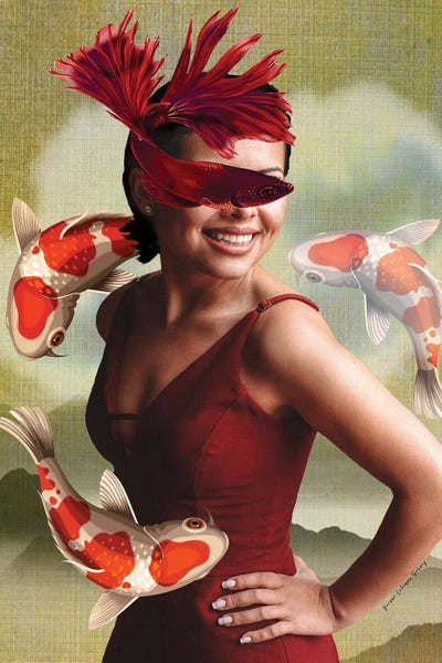 Koi: Fish Play by Yvonne Coleman Burney