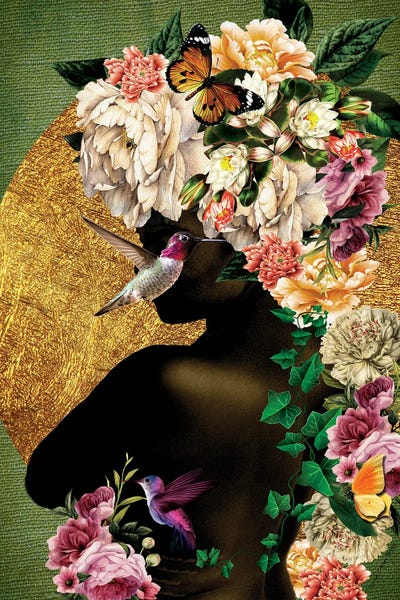 Floral & Botanical: Women In Bloom - Destiny Blooming by Yvonne Coleman Burney