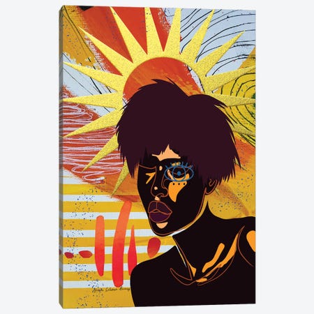 My Life In The Sunshine Queen Of The Sun Canvas Print #YCB68} by Yvonne Coleman Burney Canvas Art