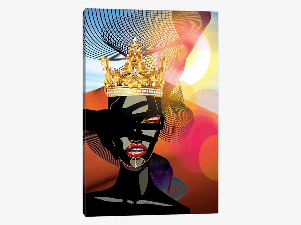 My Life In The Sunshine - Queen Desire by Yvonne Coleman Burney 1-piece Canvas Print