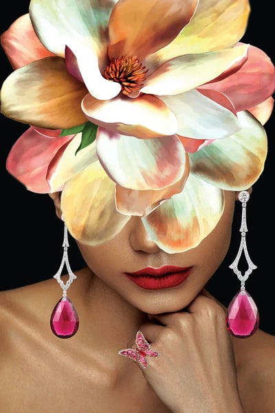 Jewelry: Women In Bloom - Peony Pink by Yvonne Coleman Burney