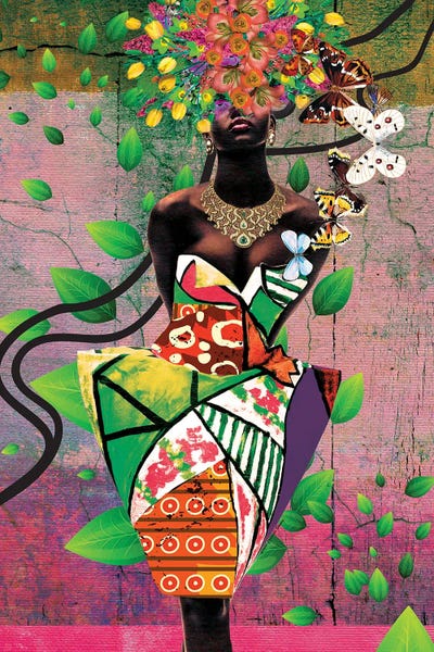 Woman In Bloom - Spring Flowers