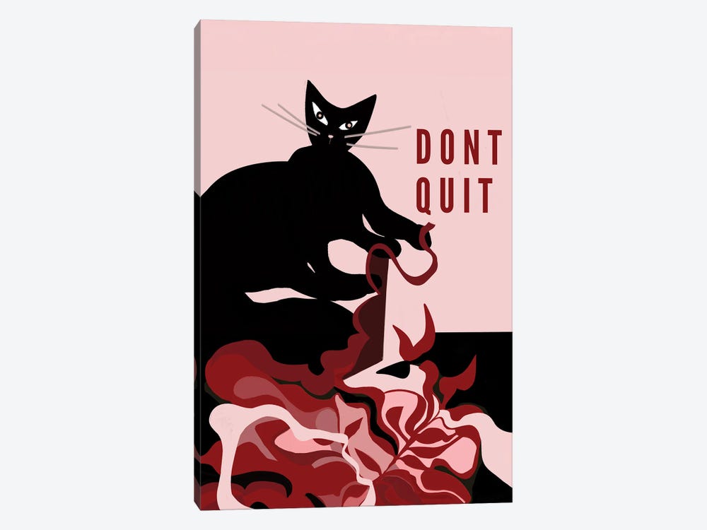 Dont Quit by Year of the Cat 1-piece Canvas Artwork