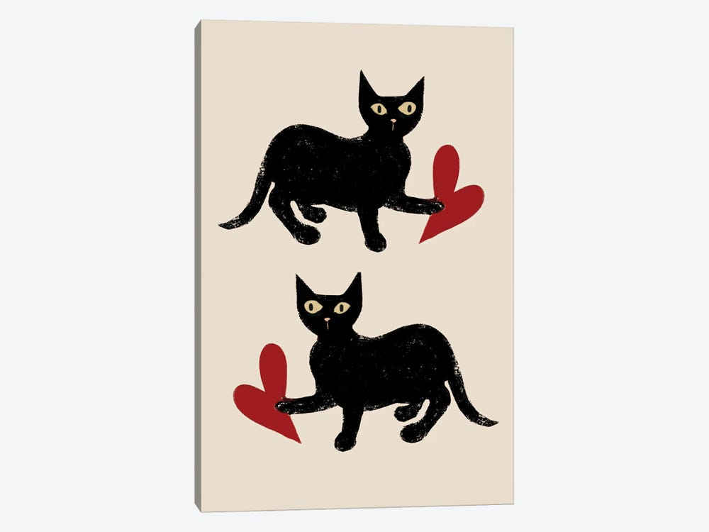Love Is Simple by Year of the Cat 1-piece Canvas Art Print