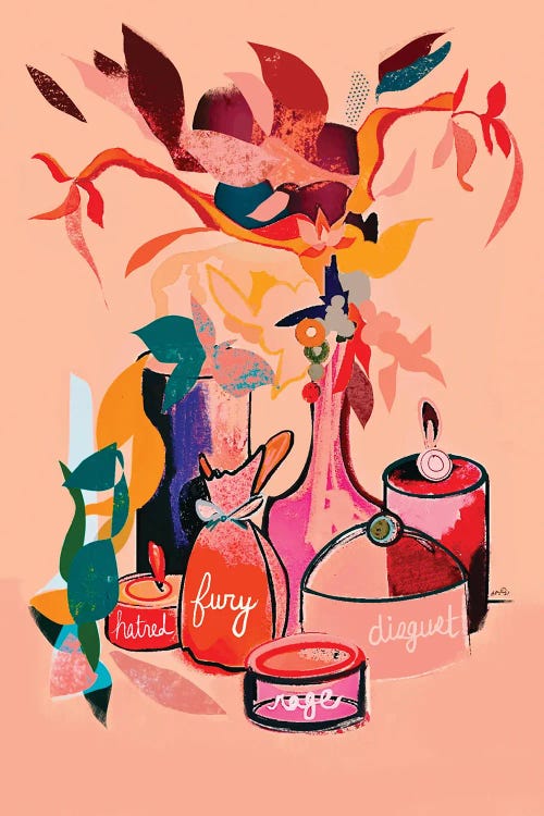 Mental Health Still Life by Year of the Cat wall art