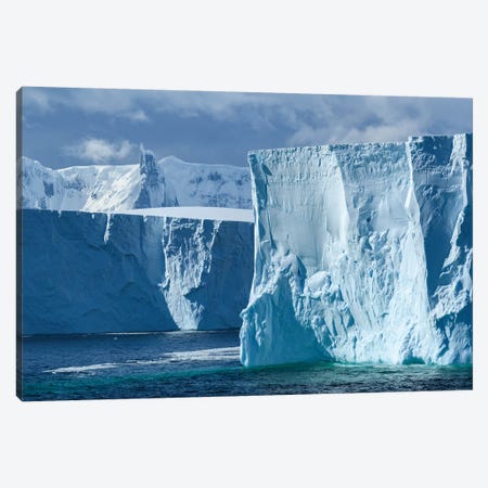 Antarctica, Antarctic Peninsula. Tabular Iceberg. Canvas Print #YCH27} by Yuri Choufour Canvas Print