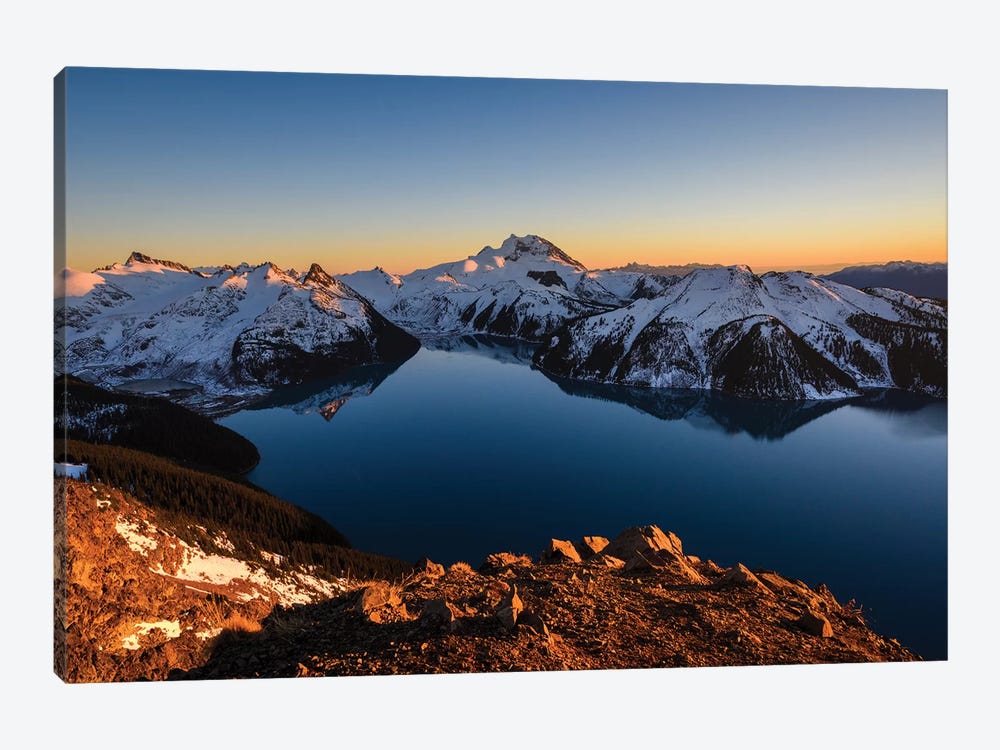 Canada, British Columbia, Garibaldi Provincial Park. Panorama Ridge At Sunset. by Yuri Choufour 1-piece Canvas Wall Art