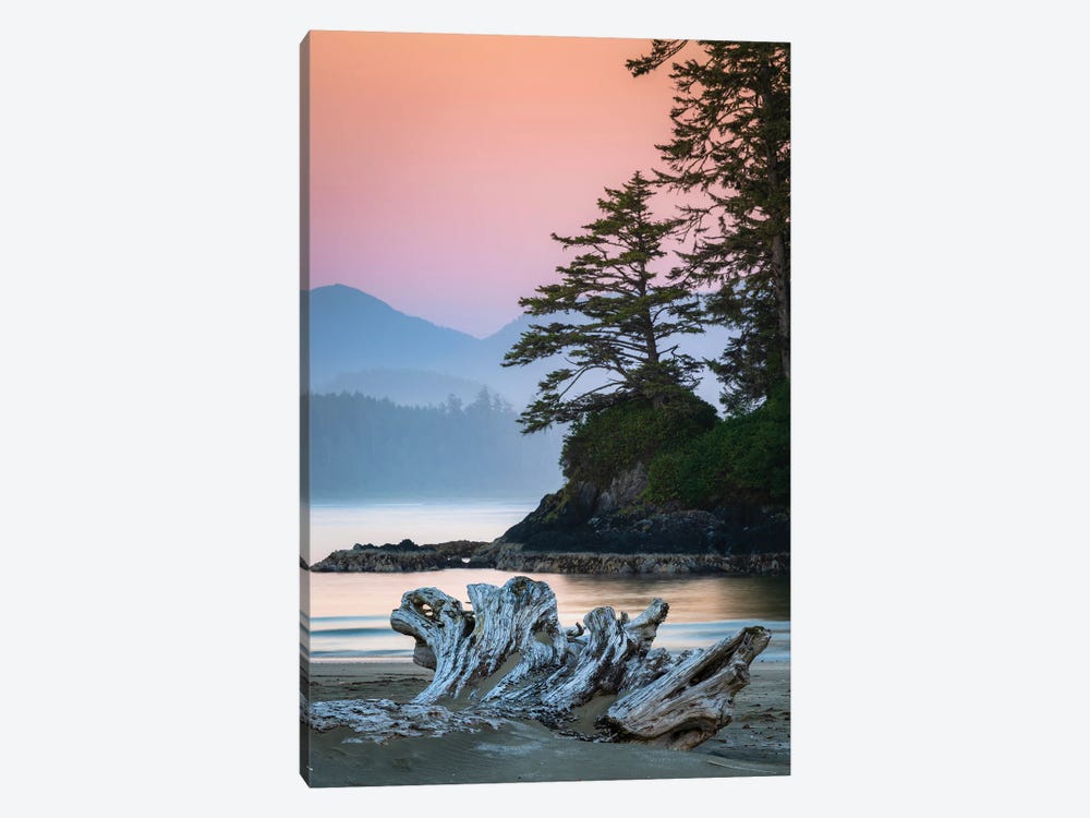 Canada, British Columbia, Tofino. Schooner Cove Sunset. by Yuri Choufour 1-piece Canvas Print