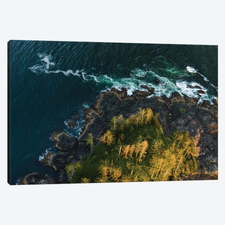 Canada, British Columbia. Aerial View Of Pacific Rim National Park. Canvas Print #YCH69} by Yuri Choufour Canvas Art