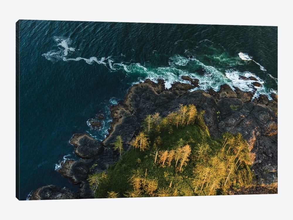 Canada, British Columbia. Aerial View Of Pacific Rim National Park. by Yuri Choufour 1-piece Canvas Wall Art
