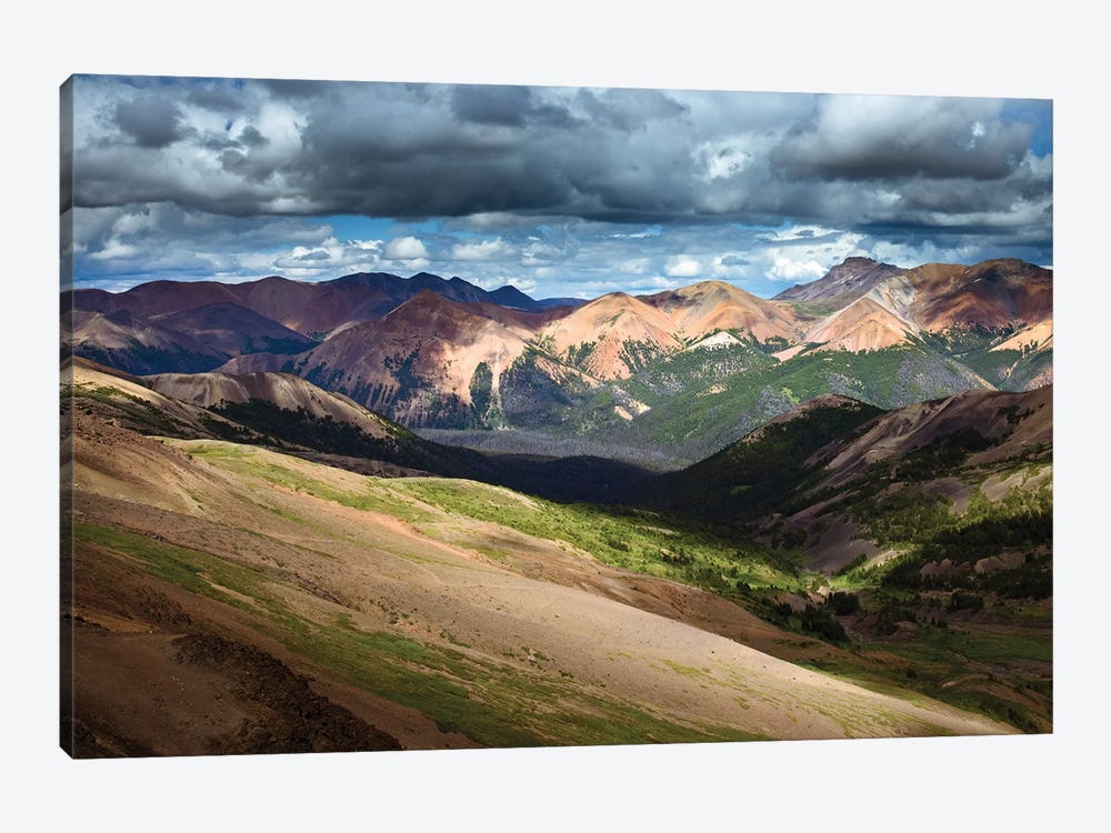 Canada, British Columbia. South Chilcotins, View From Top Of Deer Pass Trail. by Yuri Choufour 1-piece Canvas Wall Art