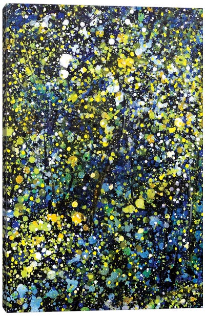 Of The Evening I Canvas Art Print - Similar to Jackson Pollock