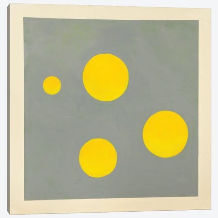 Four Golden Spheres Canvas Print #YFS120} by Yolanda Fernandez-Shebeko Canvas Wall Art