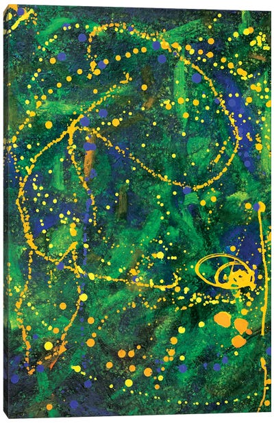 Destination  Canvas Art Print - Similar to Jackson Pollock