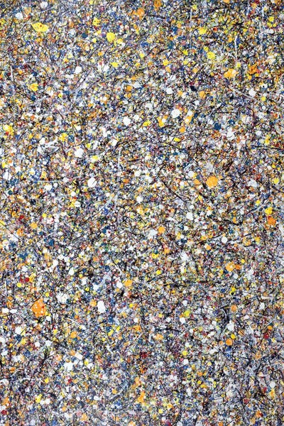 Similar To Jackson Pollock: Early Snow  by Yolanda Fernandez-Shebeko