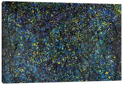 Evening Number III  Canvas Art Print - Similar to Jackson Pollock
