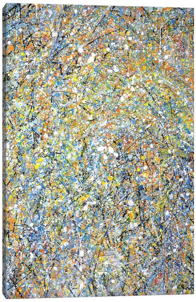 Homage to December  Canvas Art Print - Similar to Jackson Pollock