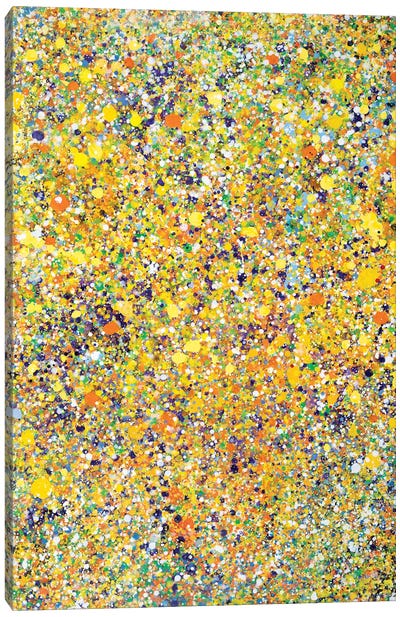 Bouquet of Colors for Vincent  Canvas Art Print - Similar to Jackson Pollock