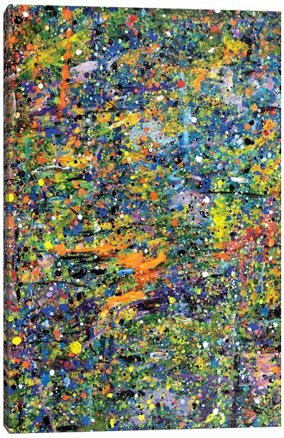 Perceived Patterns of the Season  Canvas Art Print - Similar to Jackson Pollock