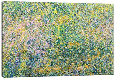 Bees, Apples And Pears Canvas Art Print - Similar to Jackson Pollock