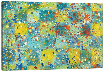 Early Model Of The Universe Canvas Art Print - Similar to Jackson Pollock