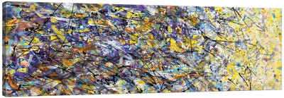 Two Winter Mornings II Canvas Art Print - Similar to Jackson Pollock