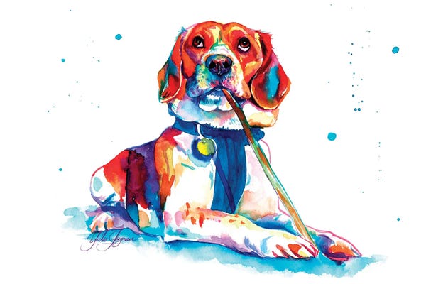 Beagles: Bleagle Mira Hacia El Cielo by Yubis Guzman