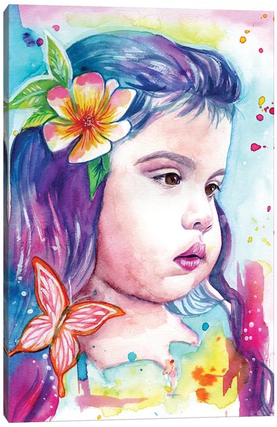 Inocencia Canvas Art Print - Hibiscus Art