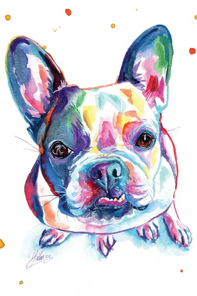 French Bulldogs: Te Miro Te Amo by Yubis Guzman