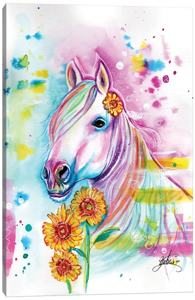 Unicornio Mágico Canvas Art Print - Unicorn Art