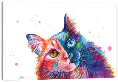 Complementary Cat Canvas Art Print - Pet Mom
