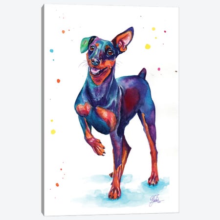Strong Legged Dog Canvas Print #YGM166} by Yubis Guzman Canvas Print