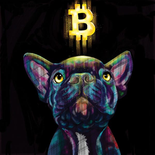 Money: Bulldog Frances Futurista by Yubis Guzman