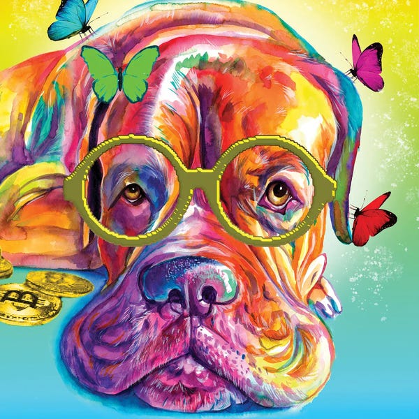 Money: Perro Descansa En Abundancia by Yubis Guzman