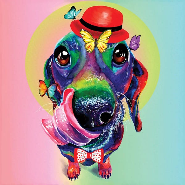 Dachshunds: Perro Salchicha De La Libertad by Yubis Guzman