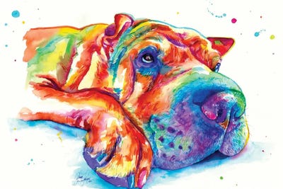 Dog Rest by Yubis Guzman framed wall art